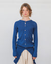 BASERANGE 25 Spring/Summer Drip Skirt/Cardigan Portugal BAS-KDRC-LI-SU25-MEZ BLUE Cardigan (DRDR)
